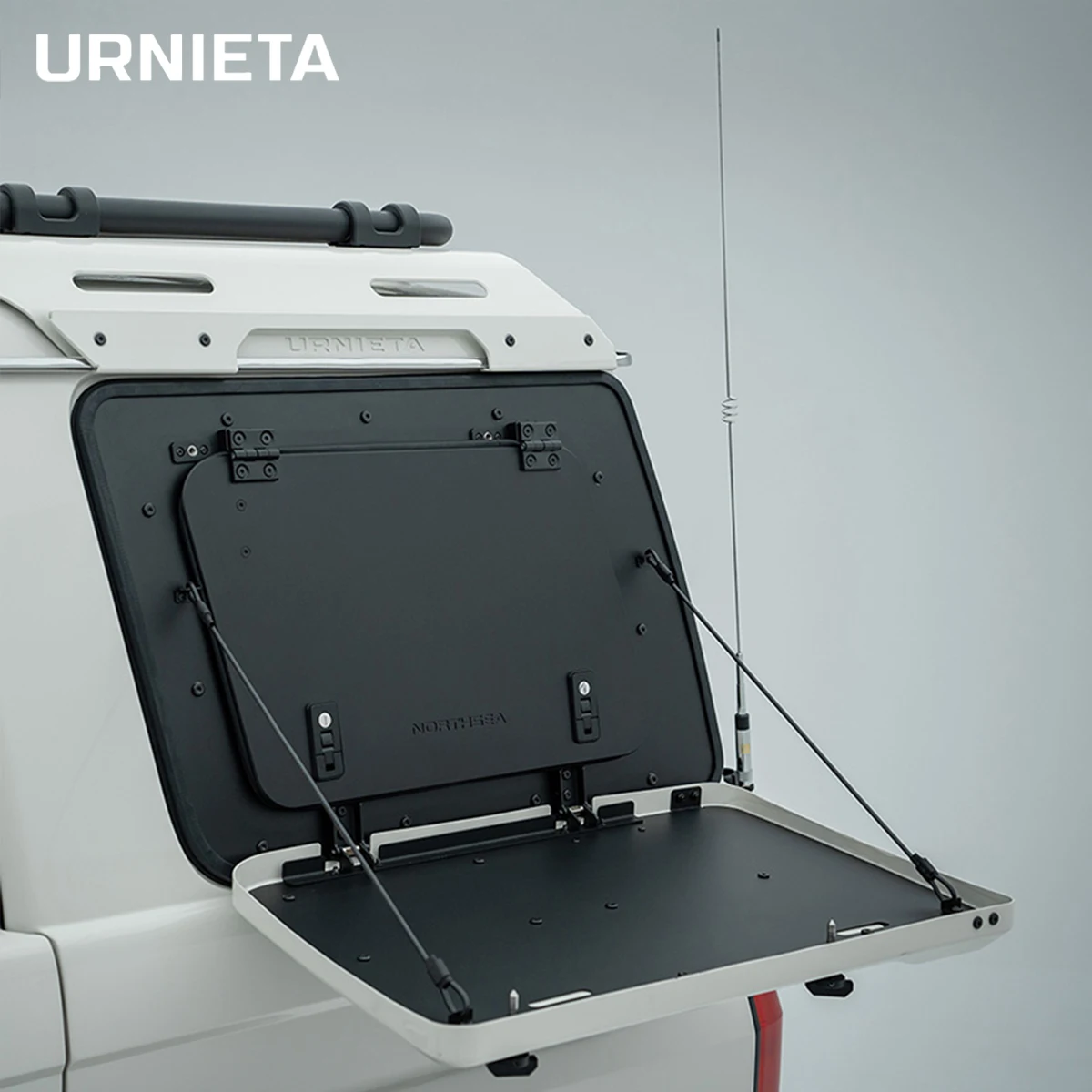 URNIETA Side Mounted Tool Storage Box, Multifunctional Organizer, Side Window Extension Rack - For Toyota LC76