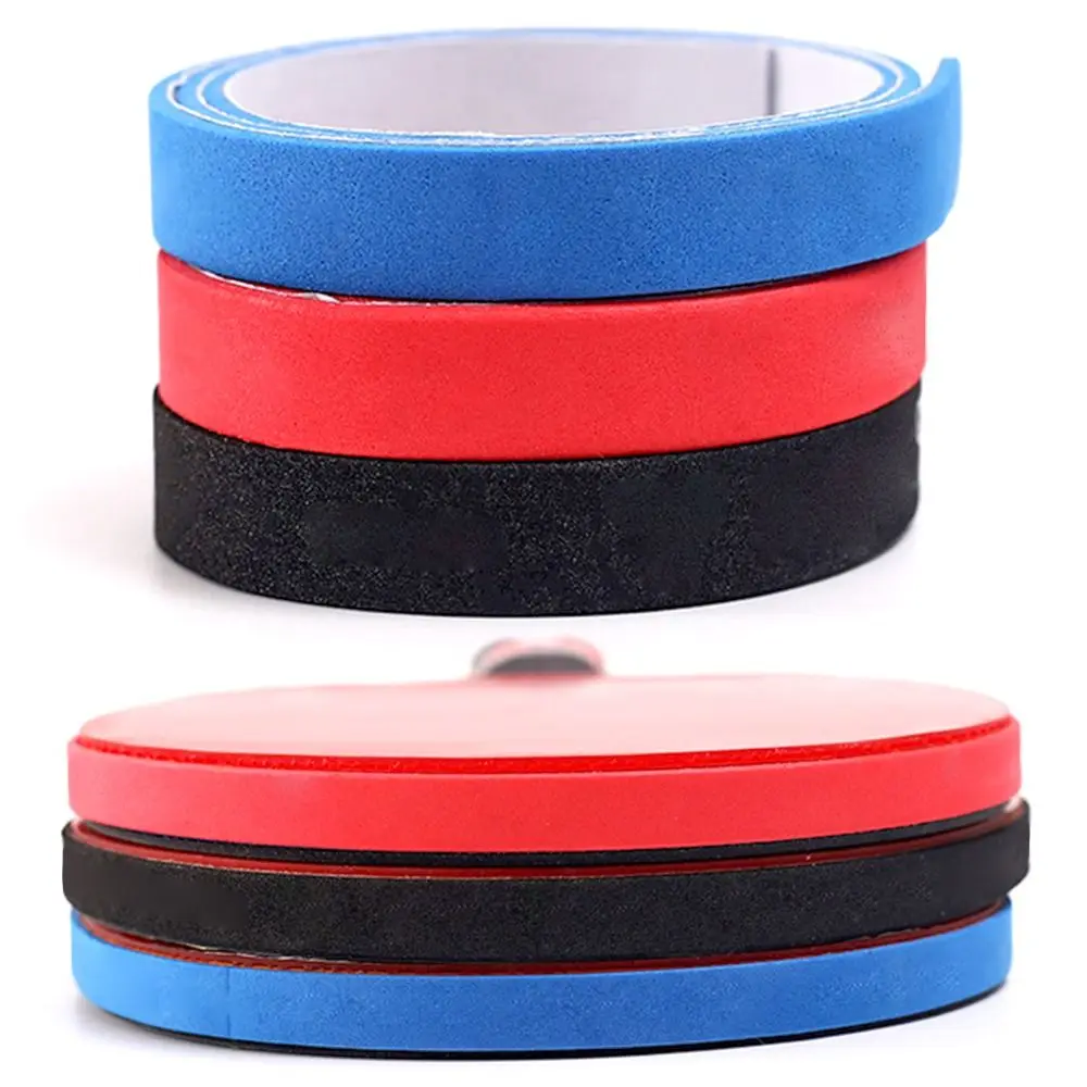 1Pair Ping Pong Bat Table Tennis Racket Edge Tape Professional Black Red Blue Protective Side Tape Sponge Elastic Thicken