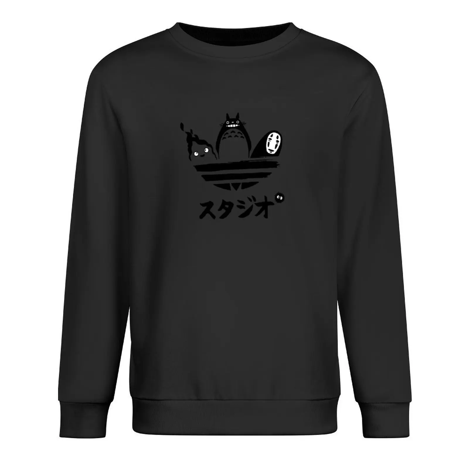 

The Black Trio Pullover fashion men korean autumn clothes autumn men's coat men sweatshirt