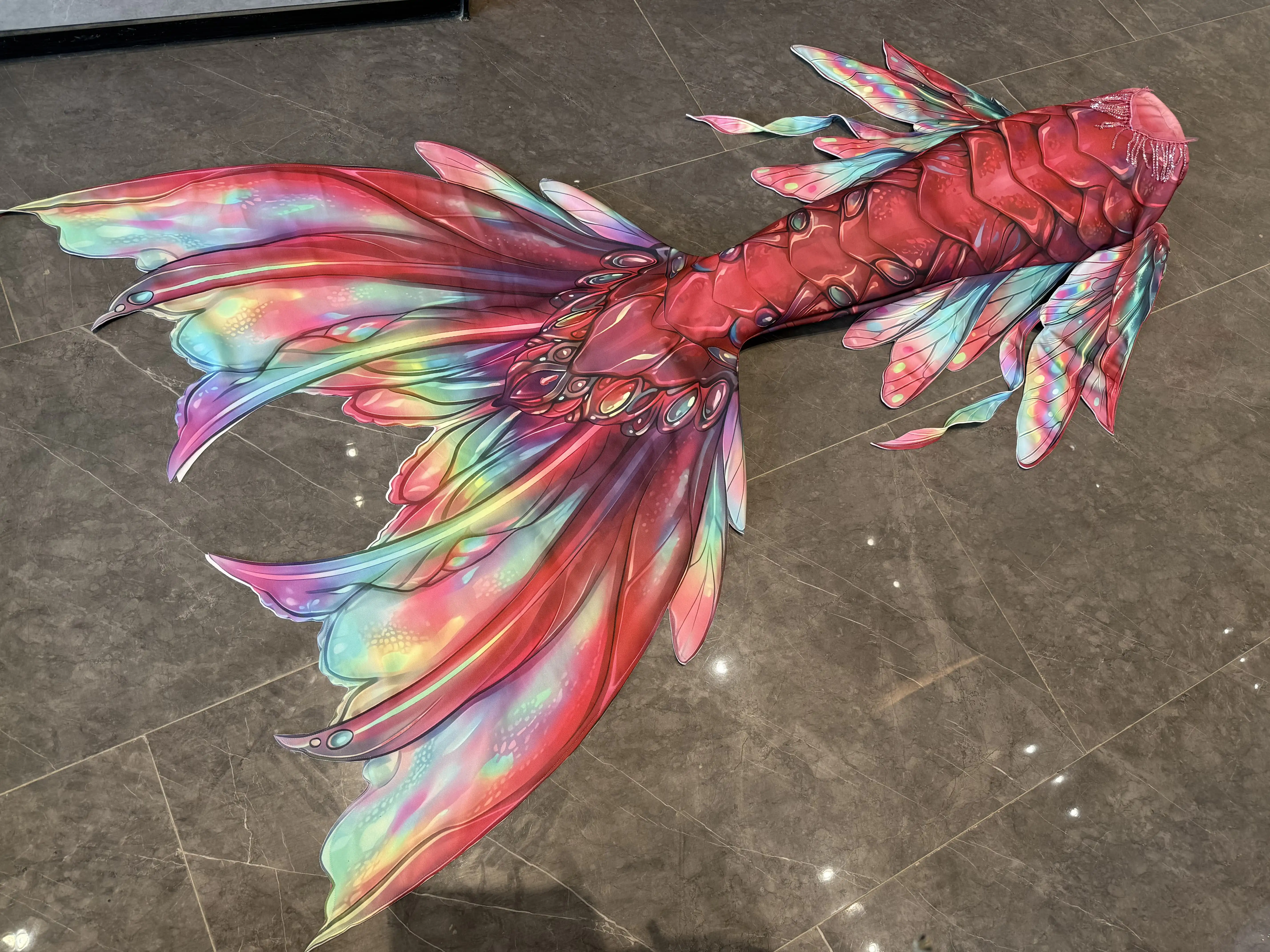 Yun'er Mantis Mermaid Big Tail Mermaid Swimming Aquarium Shooting Costumes Men and Women Diving Ocean Style Mahina