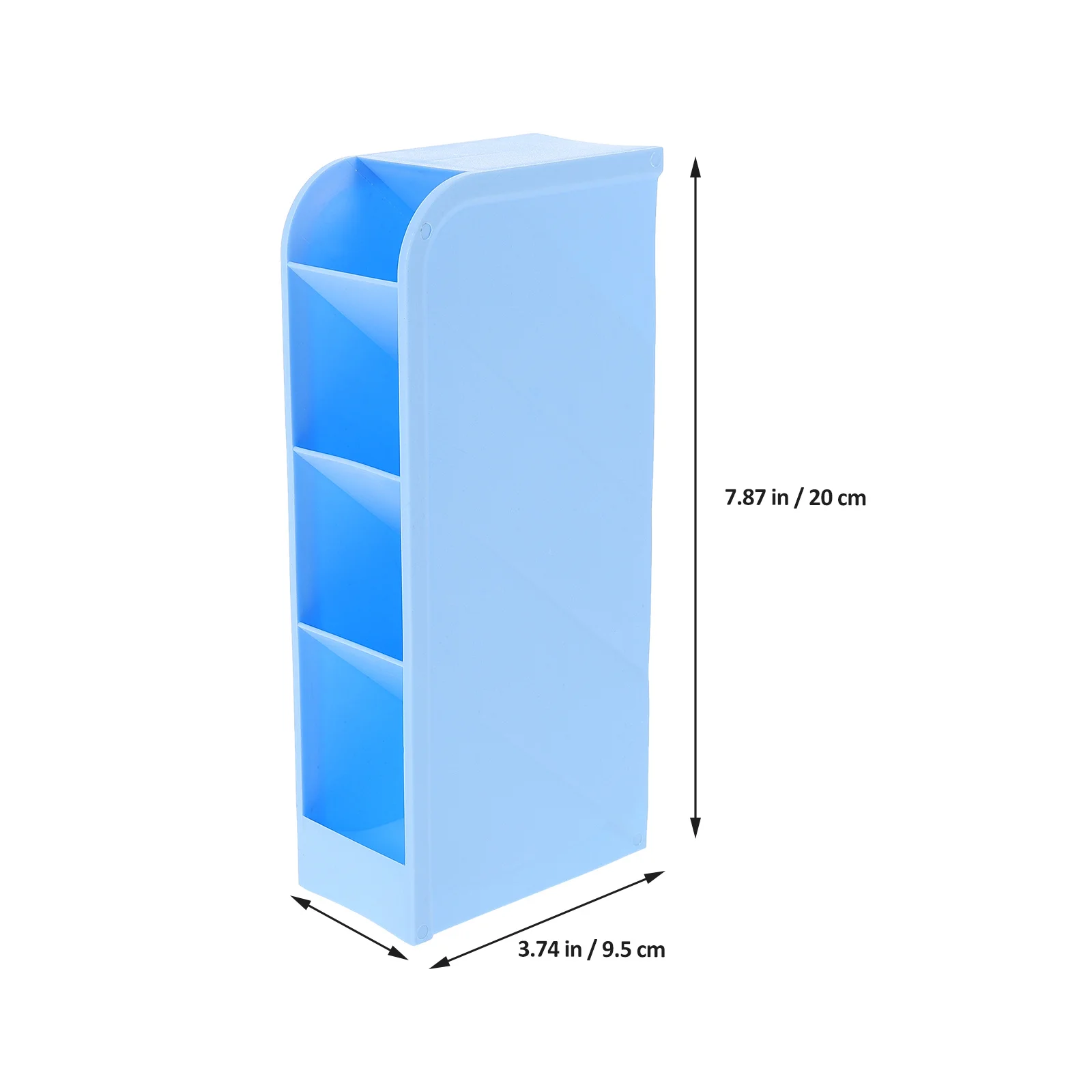 

2Pcs Pen Containers Desktop Storage Holder Exquisite Makeup Brush Case Smooth Material Pen Organizer Makeup Brush Case