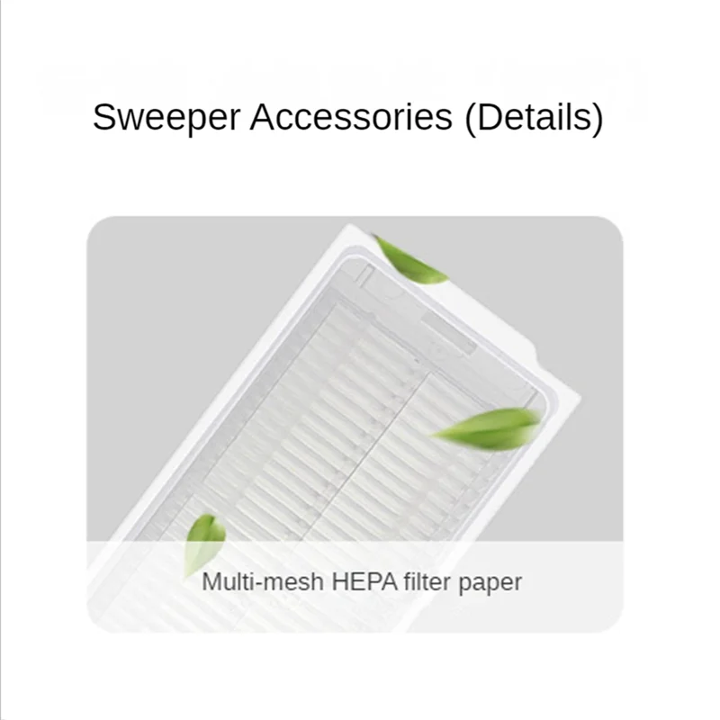 ل Xiaomi Mijia 2Nd الجيل STYTJ02YM كنس التطهير جهاز آلي لتنظيف الأتربة أجزاء فرشاة جانبية فلتر Hepa