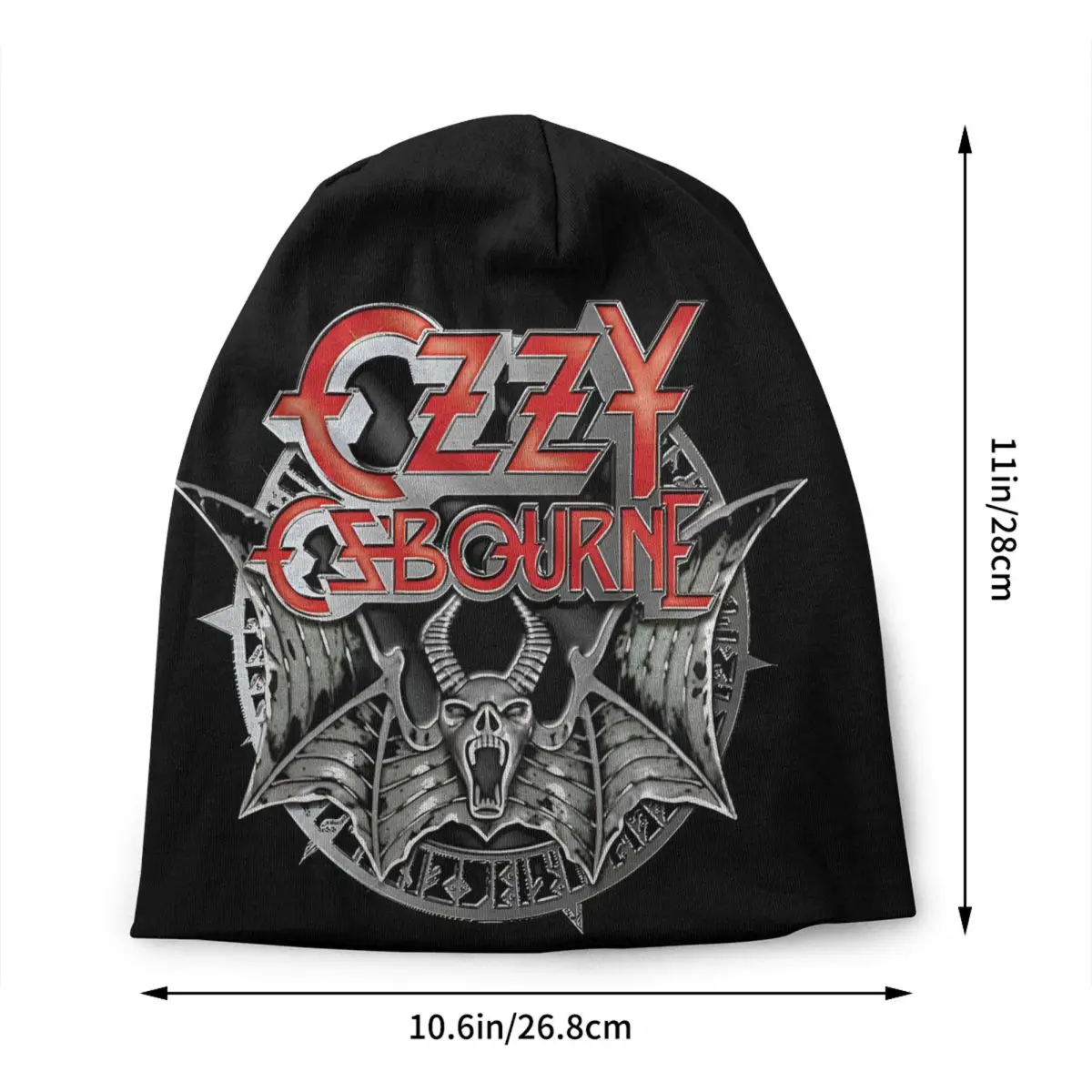 Custom O-Ozzyes Leads Heavy Metal Skullies Beanies Caps For Men Women Trend Winter Warm Knitting Hat Adult Hot Bonnet Hats