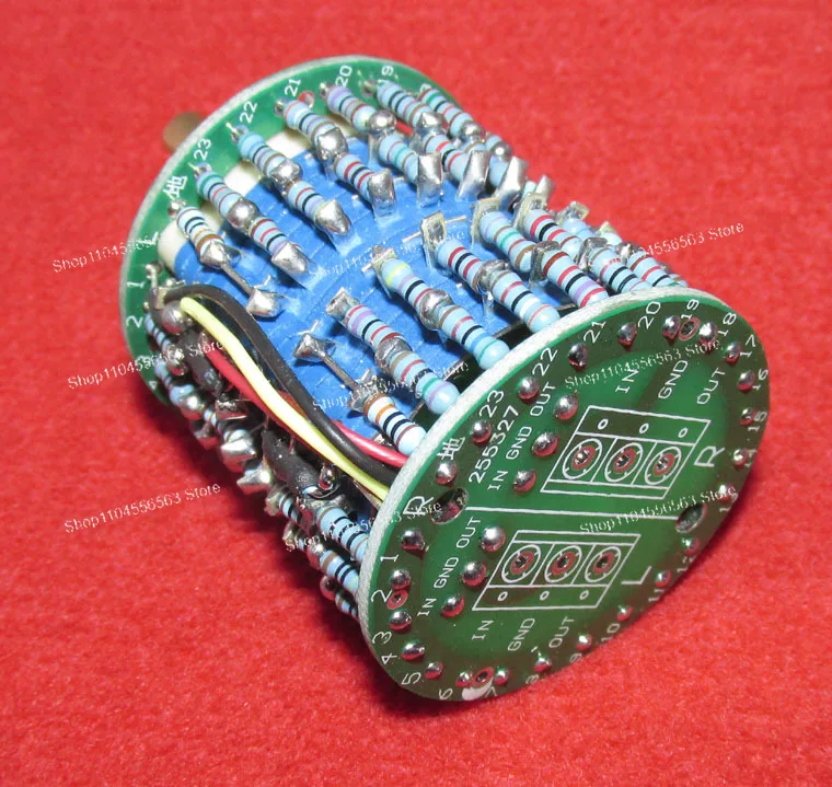 4x24 Step Attenuator 50K-500K, Precision Shunt Stereo Volume Potentiometer
