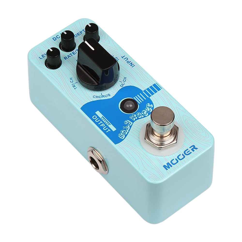 MOOER Baby Water Delay & Chorus Guitar Effect Pedal Acoustic Guitar Pedalboard Compressor Pedal Guitar Parts & Accessories