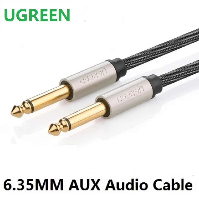 Ugreen 6.5mm Jack Audio Cable 6.35 AUX Line For Guitar Mixer Amplifier Bass