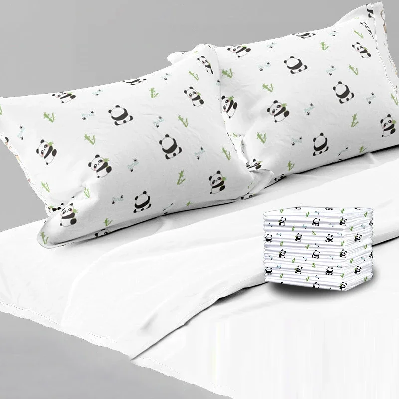20 Pcs Disposable Pillow Case Thicker Soft Summer Portable Travelling Household Hotel Antibacterial Anti-Mite Breathable Cozy