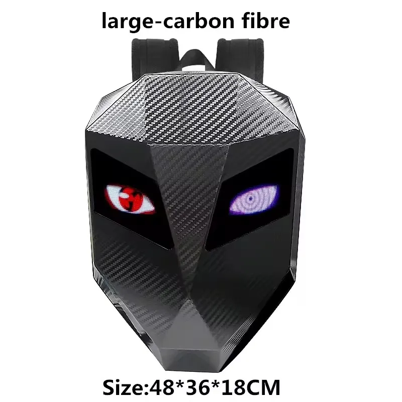 LED Knight Fietsrugzak met Oog Motorhelm Mochilas para motocicletas Waterdichte Laptops Tassen Saco Moto Schooltas