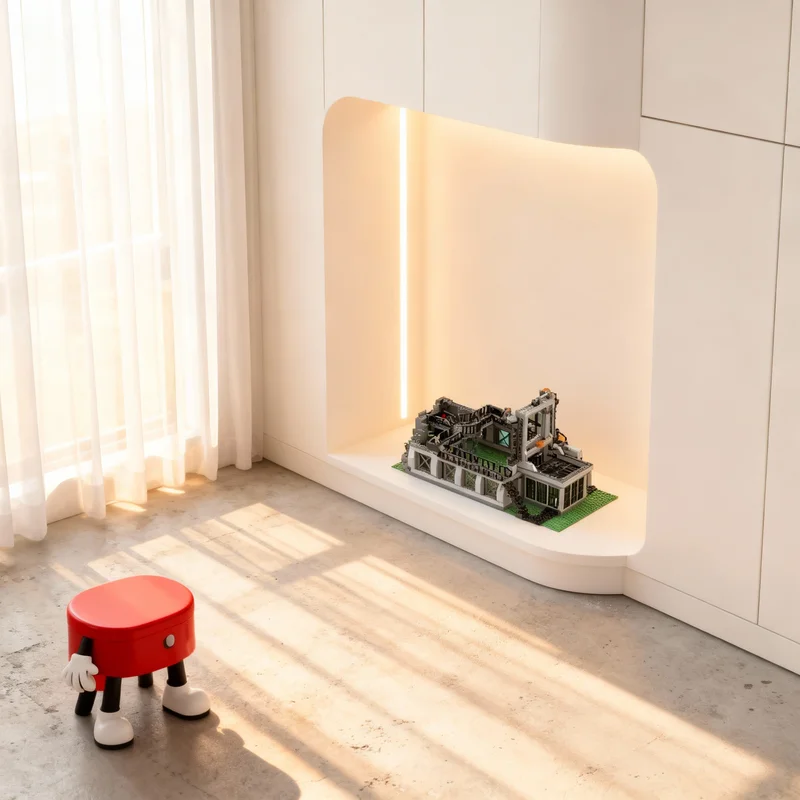 

637 деталей MOC «Клетка для хищных птиц» из серии «Мир Юрского периода», конструктор, архитектурная модель, креативный подарок на Рождество, развивающая игрушка для самостоятельной сборки