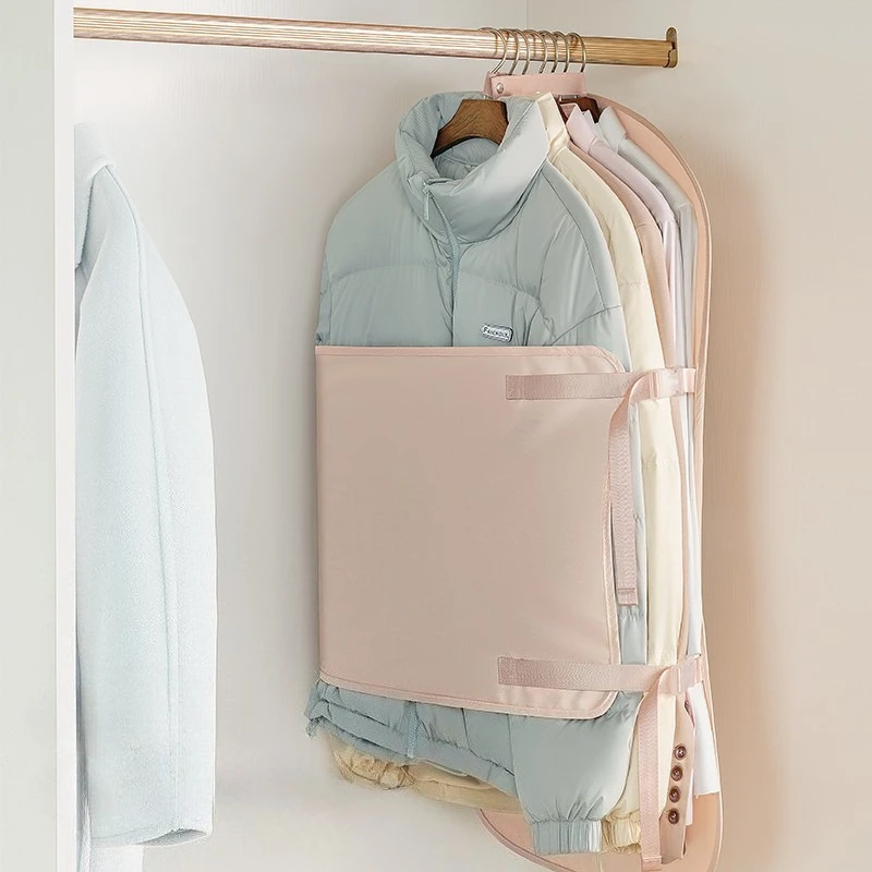 1pc Wardrobe Lazy Compressed Storage Board Dust Cover Storage Artifact Foldable Fabric Down Jacket
