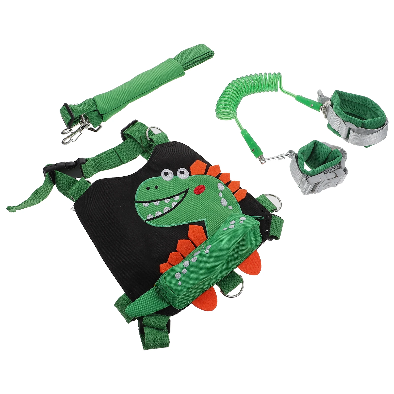 Toddler Anti Lost Harness Kids Safety Walking Strap Breathable Oxford Steel Wire Adjustable Leash Travel Baby Walker