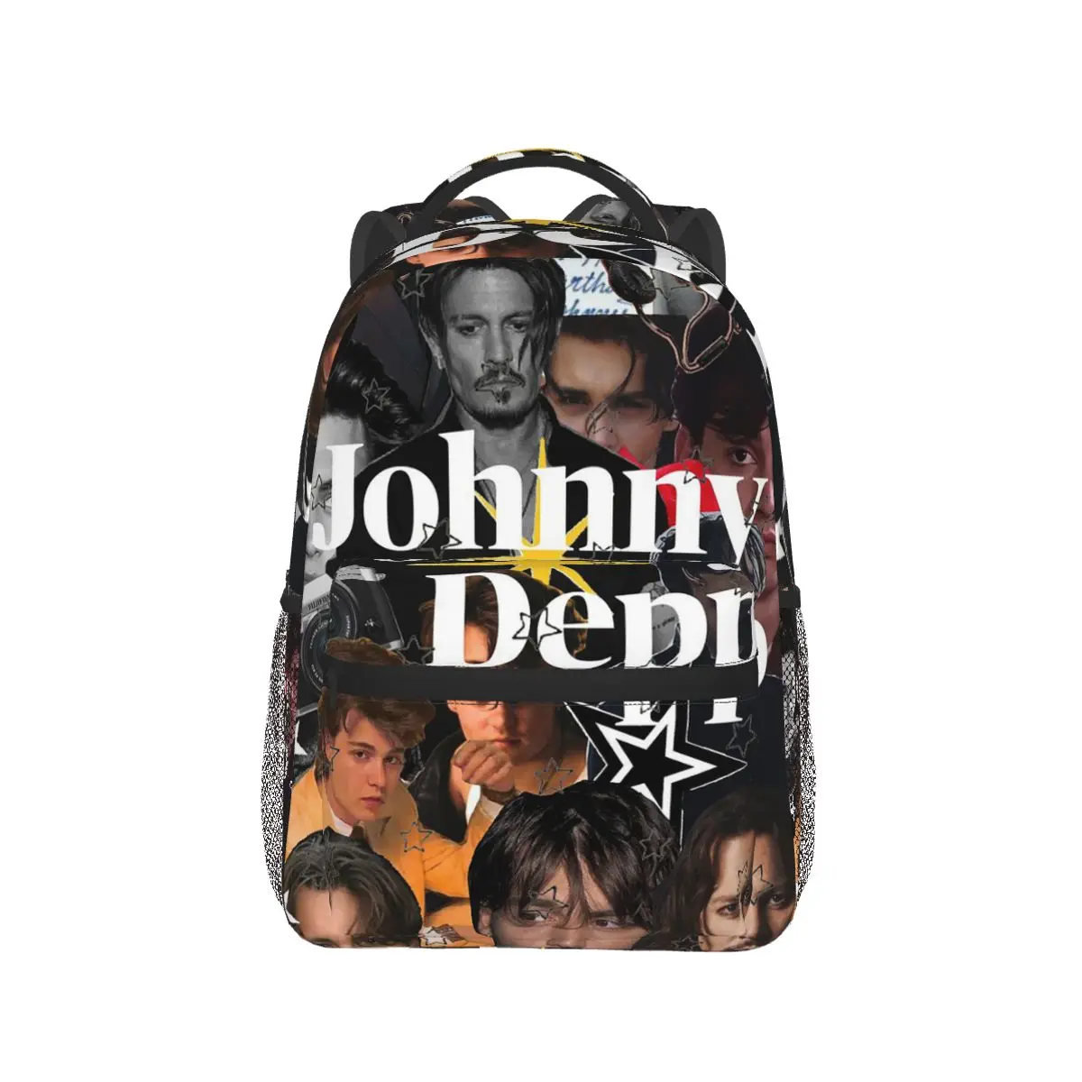 

Рюкзак с коллажем персонажа Джонни Деппа, Лидер продаж, рюкзак большой емкости для мальчиков и девочек, школьная сумка, сумки на плечо для мужчин и женщин