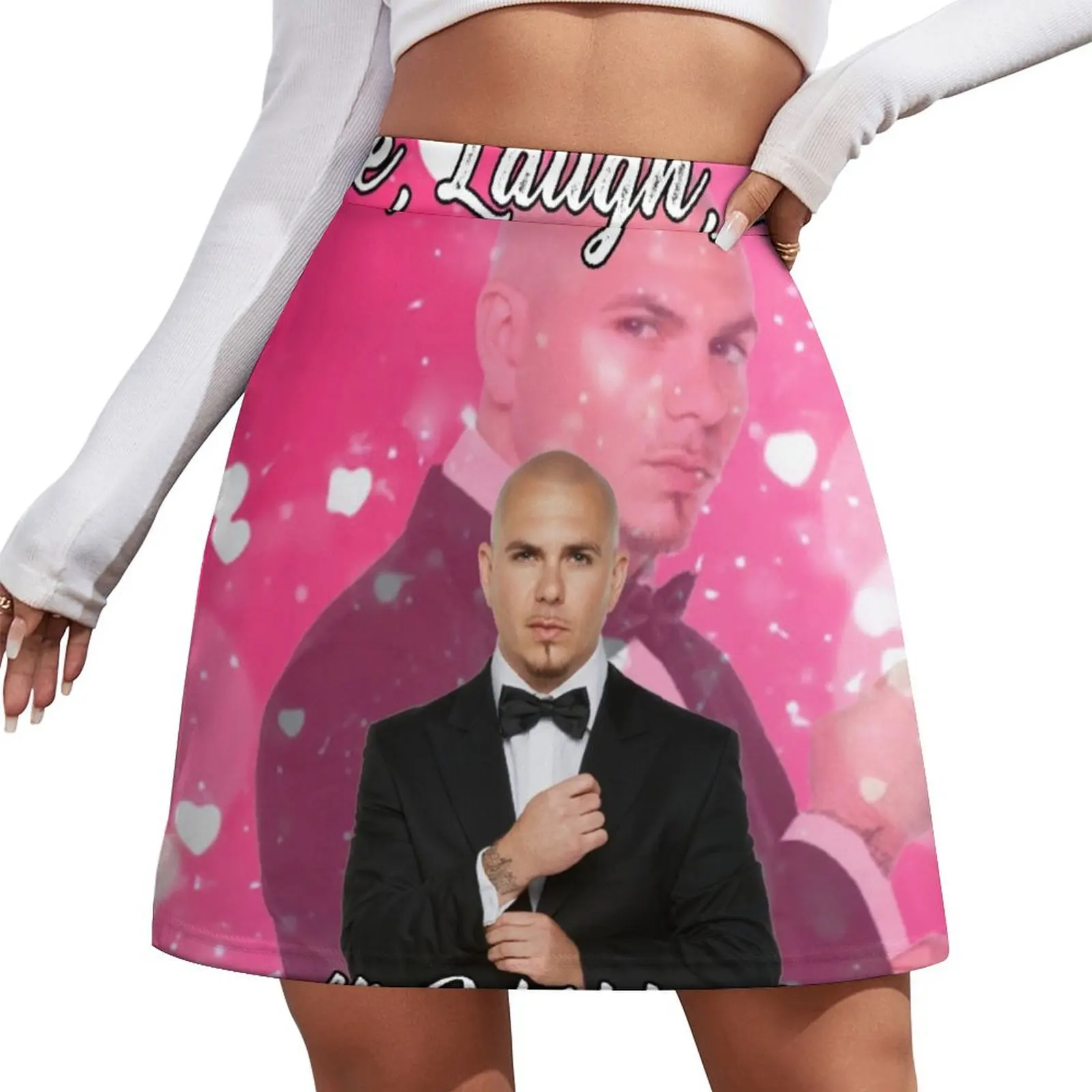 

Mr Worldwide Says to Live Laugh LoveYrs22 Mini Skirt Korean skirts skirt for women clothes for women korean skirt