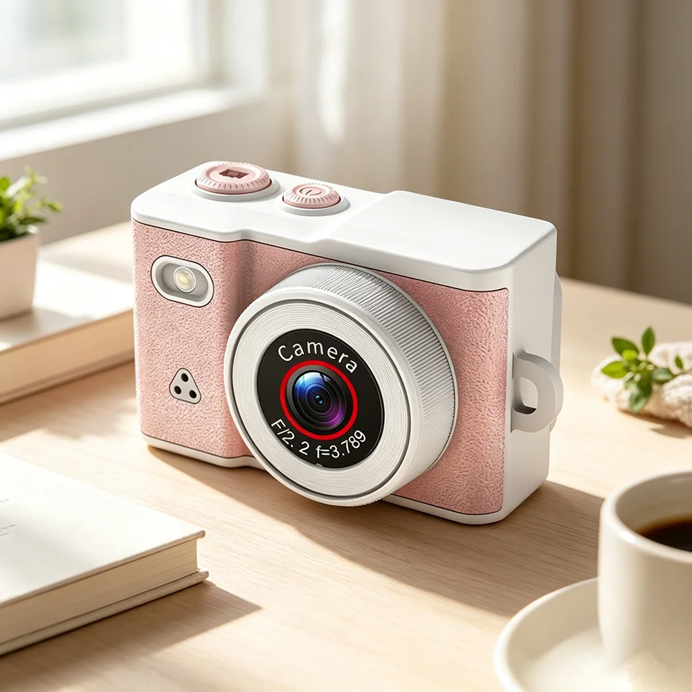 Vandlion A86 Mini Camera Keychain Video Record Touch Screen Easy Operation Multi Funny Filters Children's Toy Camera Kids Gift