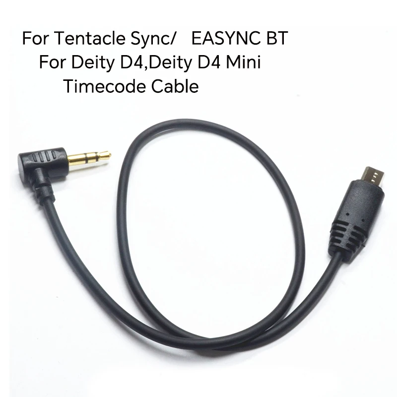 For Tentacle Sync/EASYNC BT 3.5mm to Multi USB Interface Timecode Cable for Sony FX3 FX30 A7M3 A7S3 A1 Time Code Cable