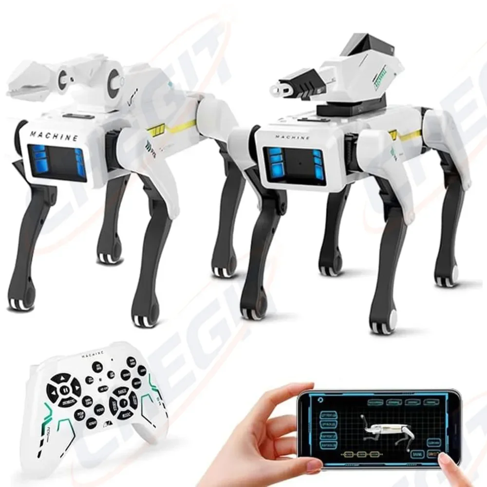 

Электрический радиоуправляемый интеллектуальный робот-собака с зажимом, многофункциональная радиоуправляемая механическая собака, развивающая игрушка, бионический умный робот, игрушка в подарок