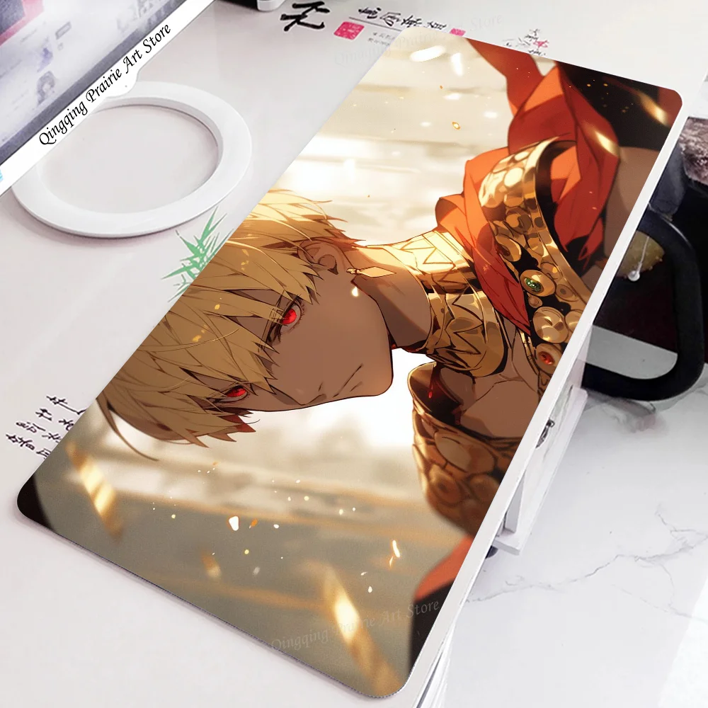 Gilgamesh Fate Grand Order Game Mousepad Mouse Mat Desk Mat With Pad Gaming Accessories Prime Gaming XXL