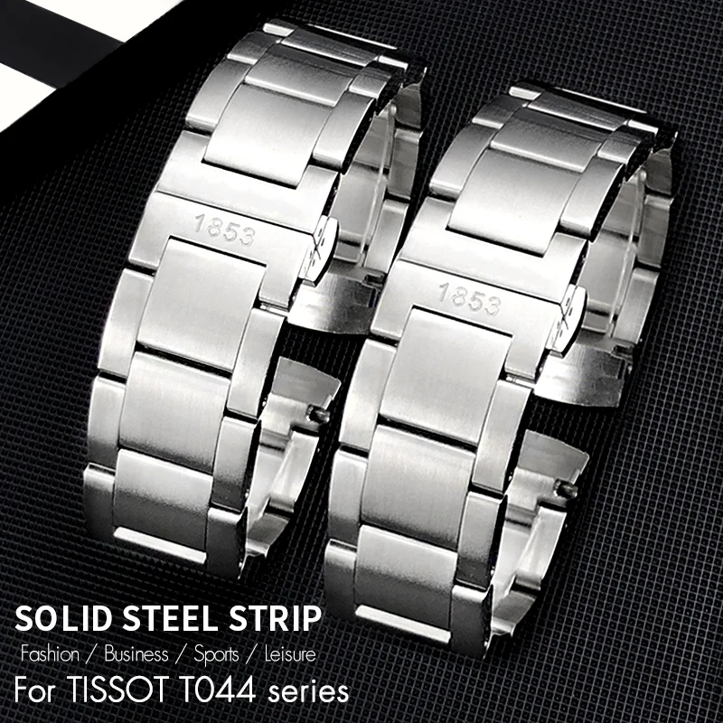 

20mm Stainless Steel 316L Bracelets Metal Watch Strap for Tissot T 1853 PRS516 T044 T044.430 T044.417 Watchband Men