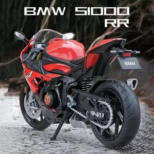 BMW S1000RR MOTORY TOY FOR CHILDREN, RMZ CITY DIECAST METAL RACING MODEL SUPER Sport Miniature Collection Gift for Boy 1:12 8 Main Miniature Motorcycle Sales - №1