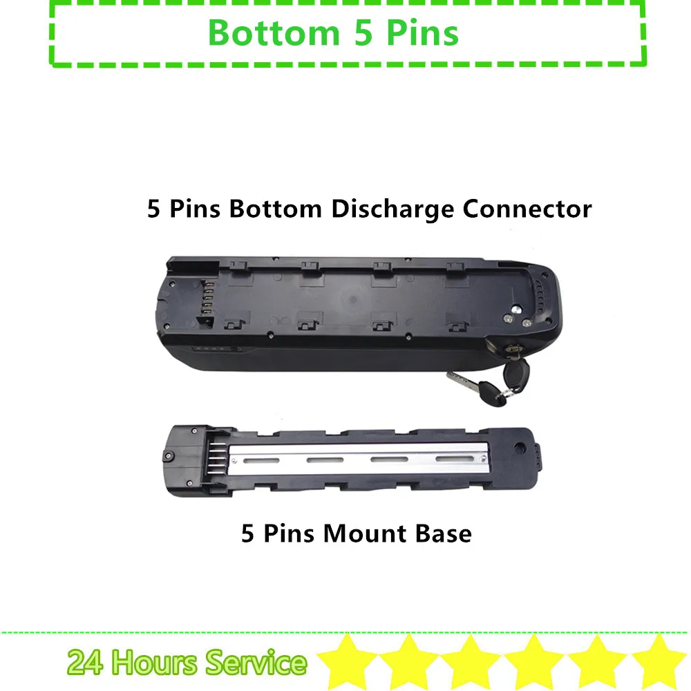 Li-ion Ebike Battery Jumbo Shark Down Tube Dolphin 52v 16ah 17.5ah 48v 15ah 20Ah 36v 20ah 25Ah 250w 500w 750w 1000w 1500w