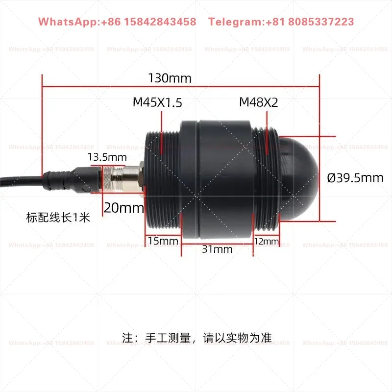 0GHz Millimeter Wave Smart Level Gauge Non-Contact Sensor River Tank Water Level Meter