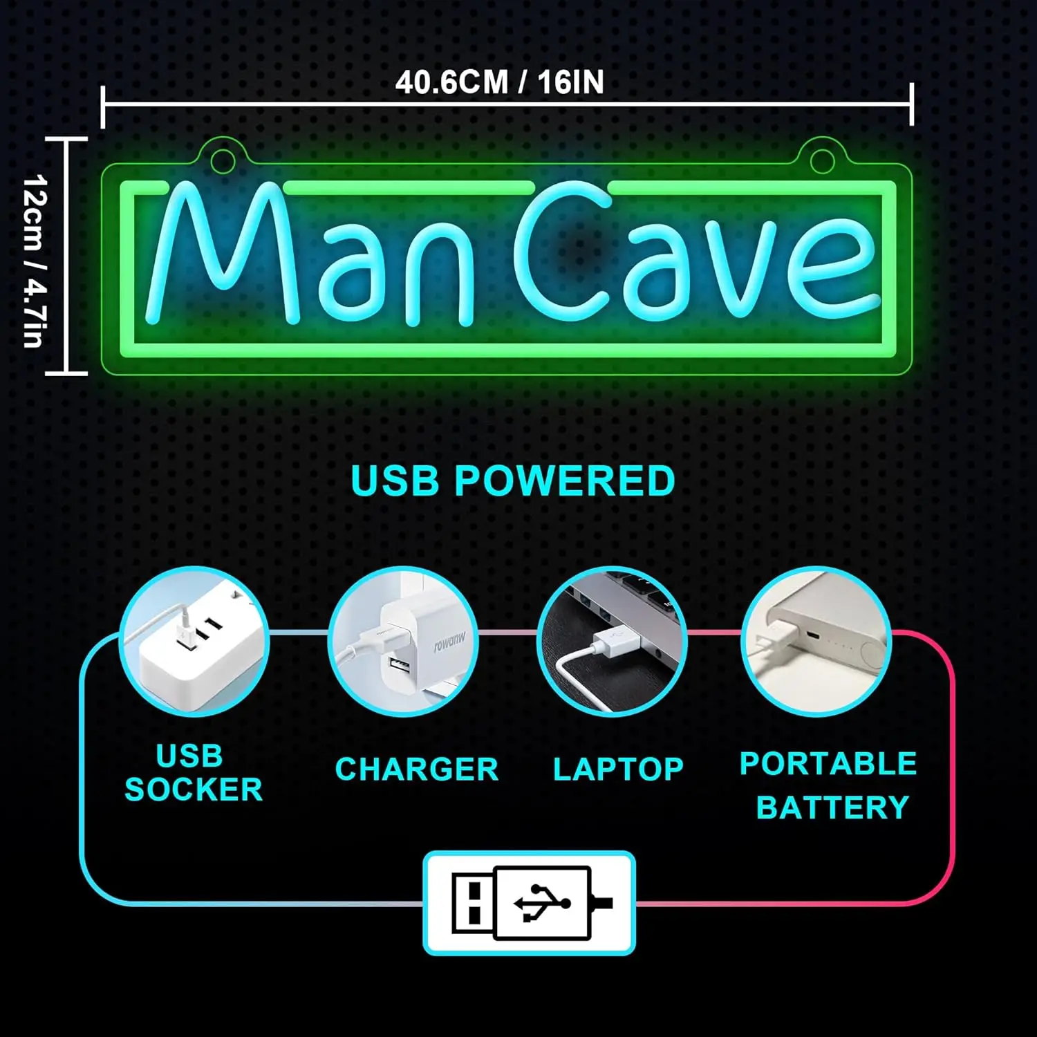 رجل الكهف النيون الفن مصباح ليد لمطعم لافتات متجر ديكور جدران المنزل علامة ترحيب غرفة نوم بار صالون فندق متجر الطرف