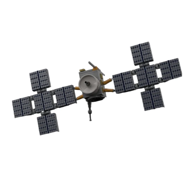 Military Spaceflight Probe Model MOC Building Bricks War Equipment Modular Technology Gifts Holiday Assemble Children Toys Suit