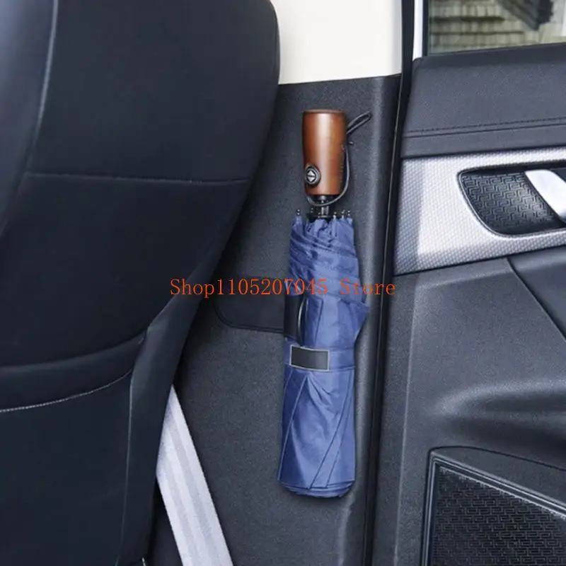 37cd High Strength Plastic Car Motorhomes Umbrella Holder Stand with Adhesive Backing for Secure Convenient Storage Solution