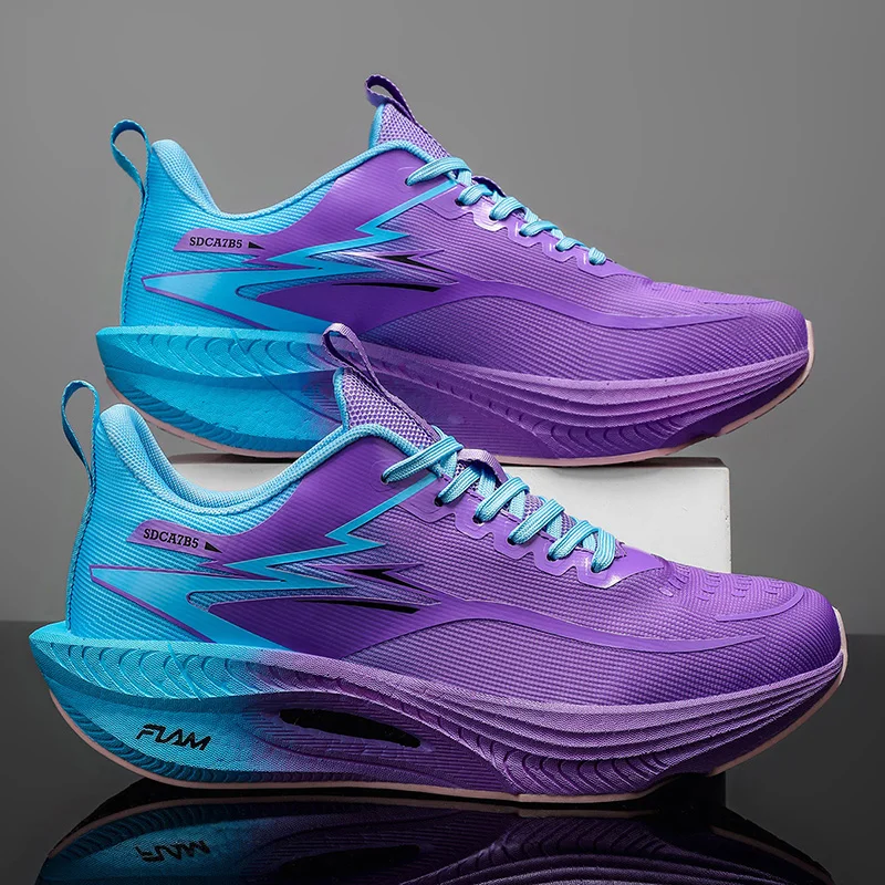 

Men Sports Running Shoes Marathon Air Cushion Breathable Lightweight Comfortable Women Outdoor Athletic Sneakers Jogging Tenis