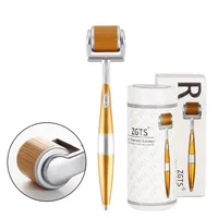 1 Uds ZGTS 192 Derma Roller sistema de microagujas de titanio Dermaroller Derma Roller mesoterapia para el cuidado Facial microagujas