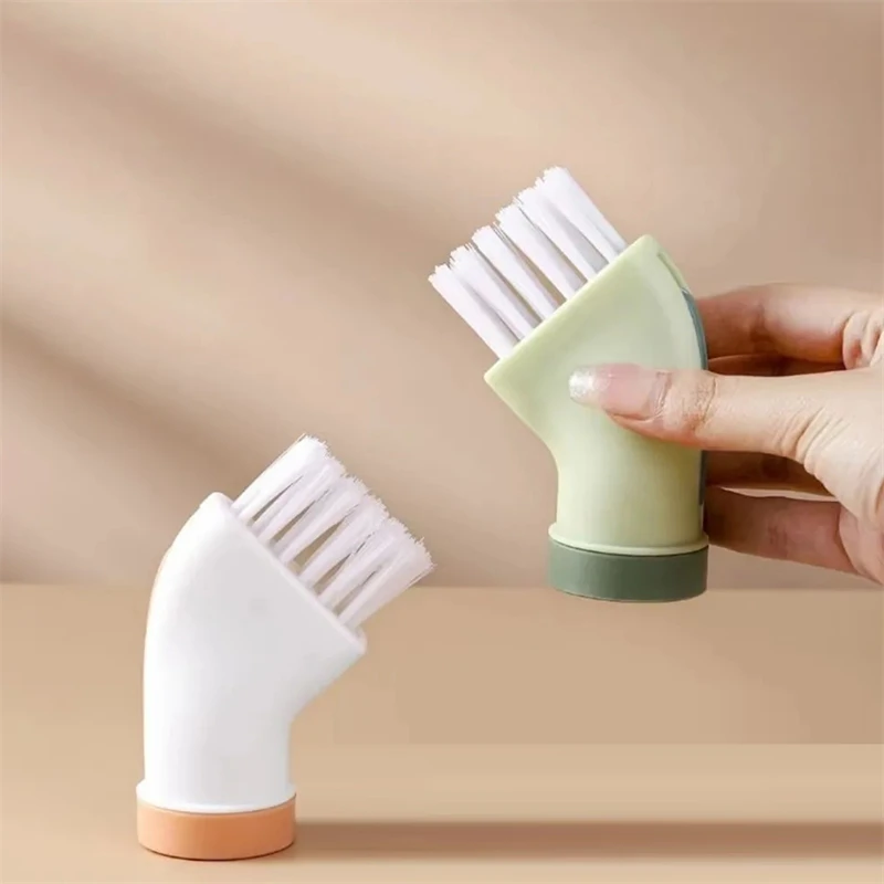 Creative Household Cleaning Brush Can Connect Mineral Water Bottle Wet And Dry Cleaning Brush Multifunctional Dead Angle Brush