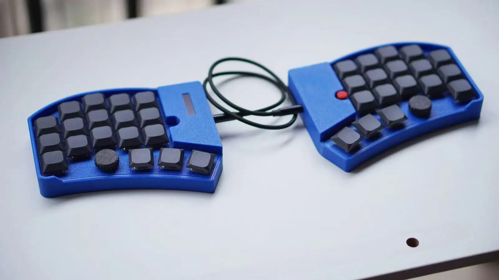 Pskeeb5lite User Manual Split Mechanical Keyboard Custom 3DPrinting Hot-swap Wired KaihV1/V2 Low Axis VIAL DIY Portable Folding