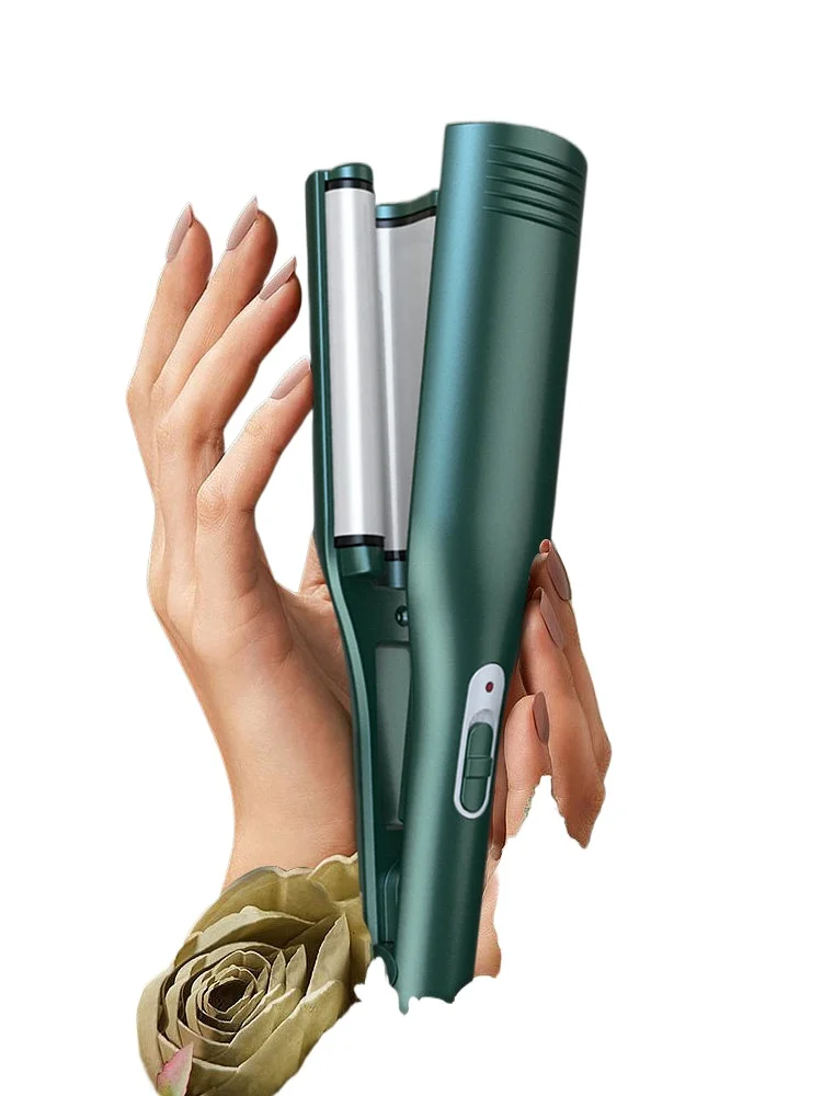 Water ripple wave hair straightener, curling iron, perm wave hair tool, mini short hair styling device