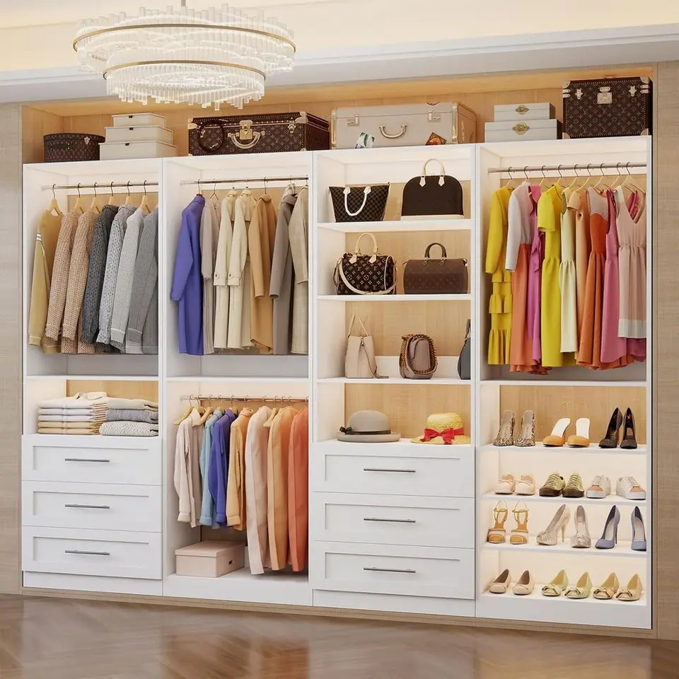 Customizable Heavy Duty Closet Organizer System
