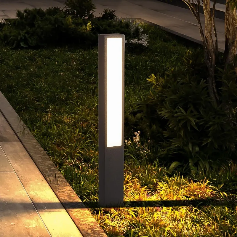 home.High Landscape Path Light, Modern 40-inch Outdoor  Lighting for Lawn Patio Courtyard Walkway Driveway Decoration