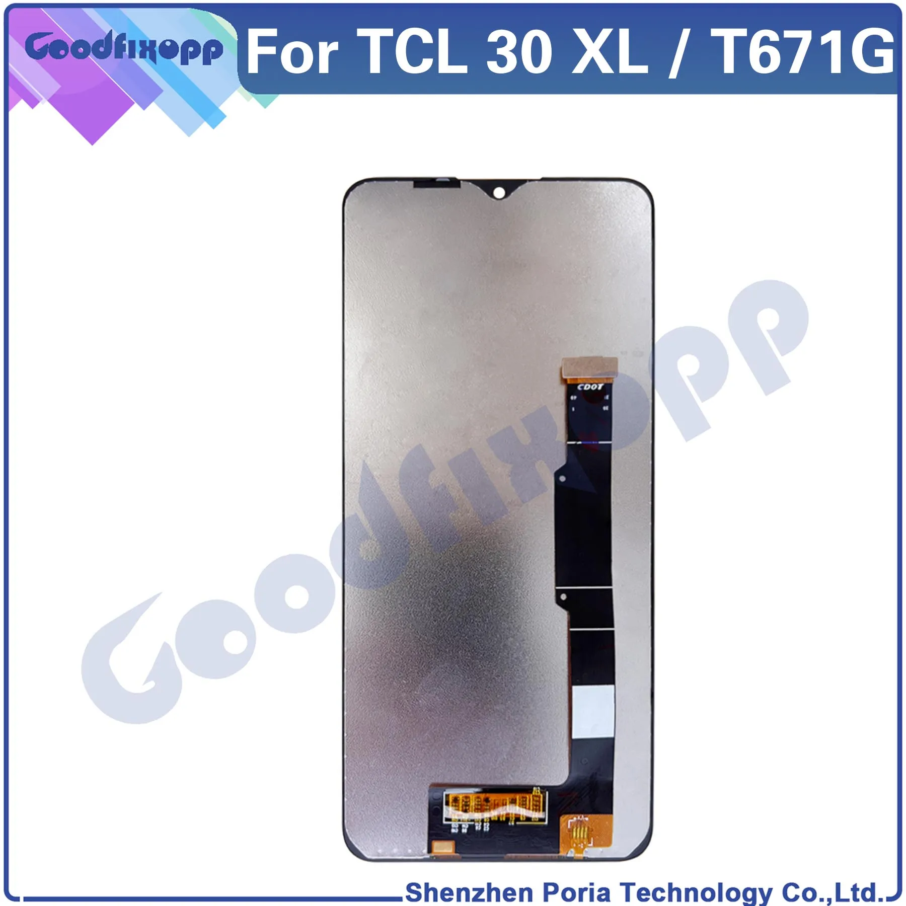 100% Test For TCL 30 XL 30XL T671G LCD Display Touch Screen Digitizer Assembly Repair Parts Replacement