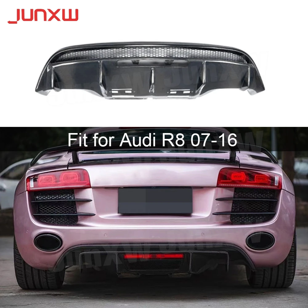 

for GT V8 V10 Rear Bumper Extension Body Kits for Audi R8 GT V8 V10 2010-2015 Rear Lip Diffuser Car Accessories