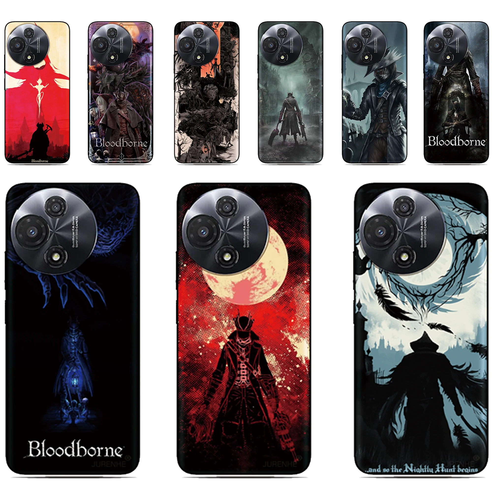 Funda de teléfono Bloodborne para Sharp Aquos R10 R9 R8 R8s Pro R2 R3 Air Zero6 Wish 5 4 Sense 10 9 8 6 6s 3 Lite V6 V7 Plus