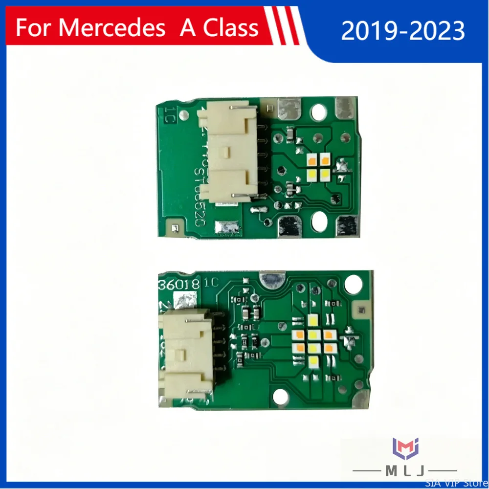 

White Angel Eye DRL chip Car Accessories Headlight LED Board DRL Daytime Running Light For Mercedes Bens A Class 2019-2023