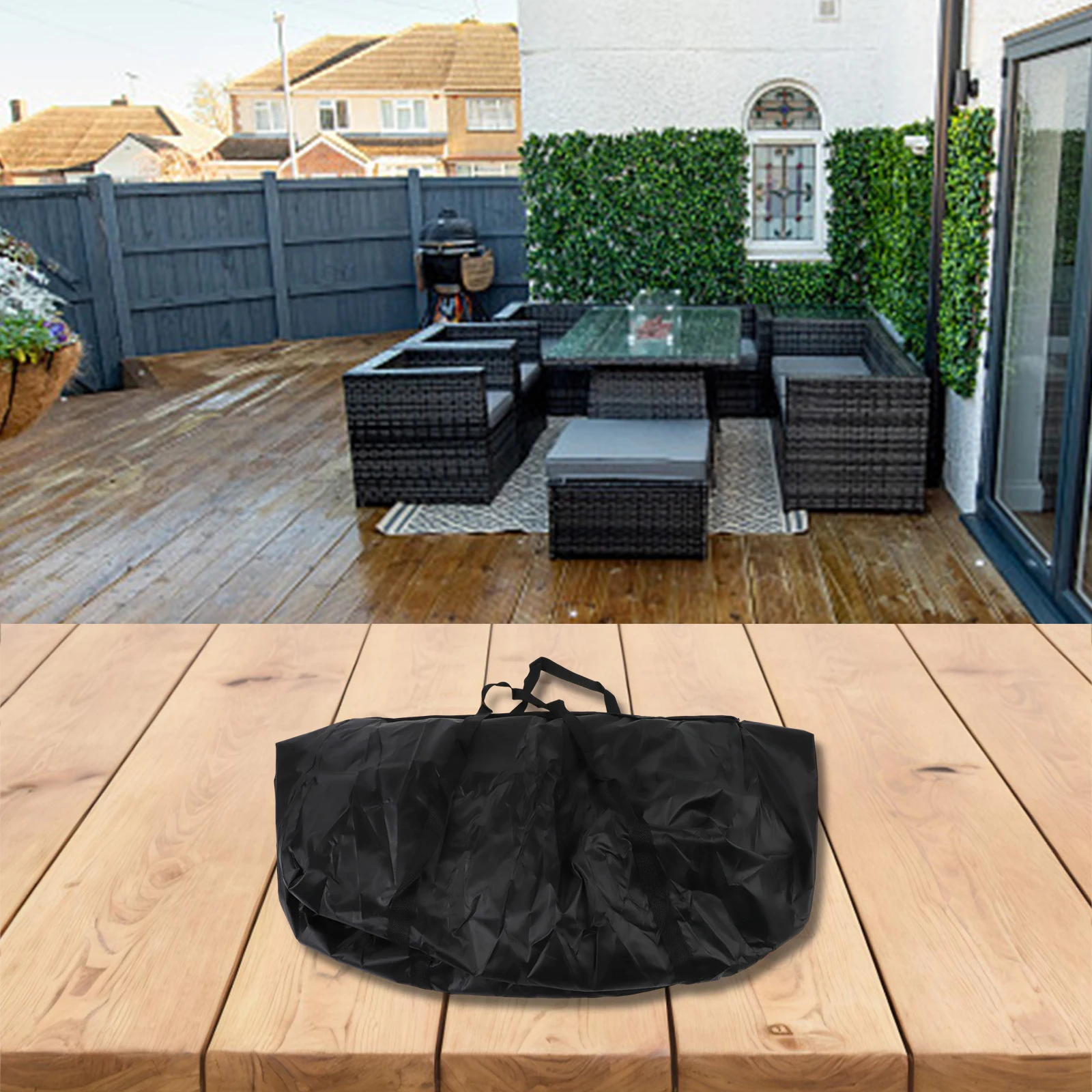 

Outdoor Use Seasonal Storage 81x81x61cm Garden Furniture Bag Container Easy To Clean Excellent Item Protection