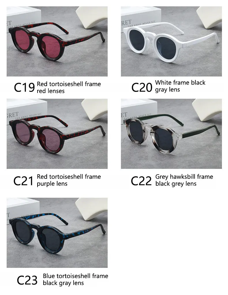 2025 Retro-Sonnenbrille mit dickem Rahmen, ovale Sonnenbrille für Herren, amerikanischer Stil, graue Brillen, Retro-Leopardenmuster-Brille, UV400-Rezept – Detail 21