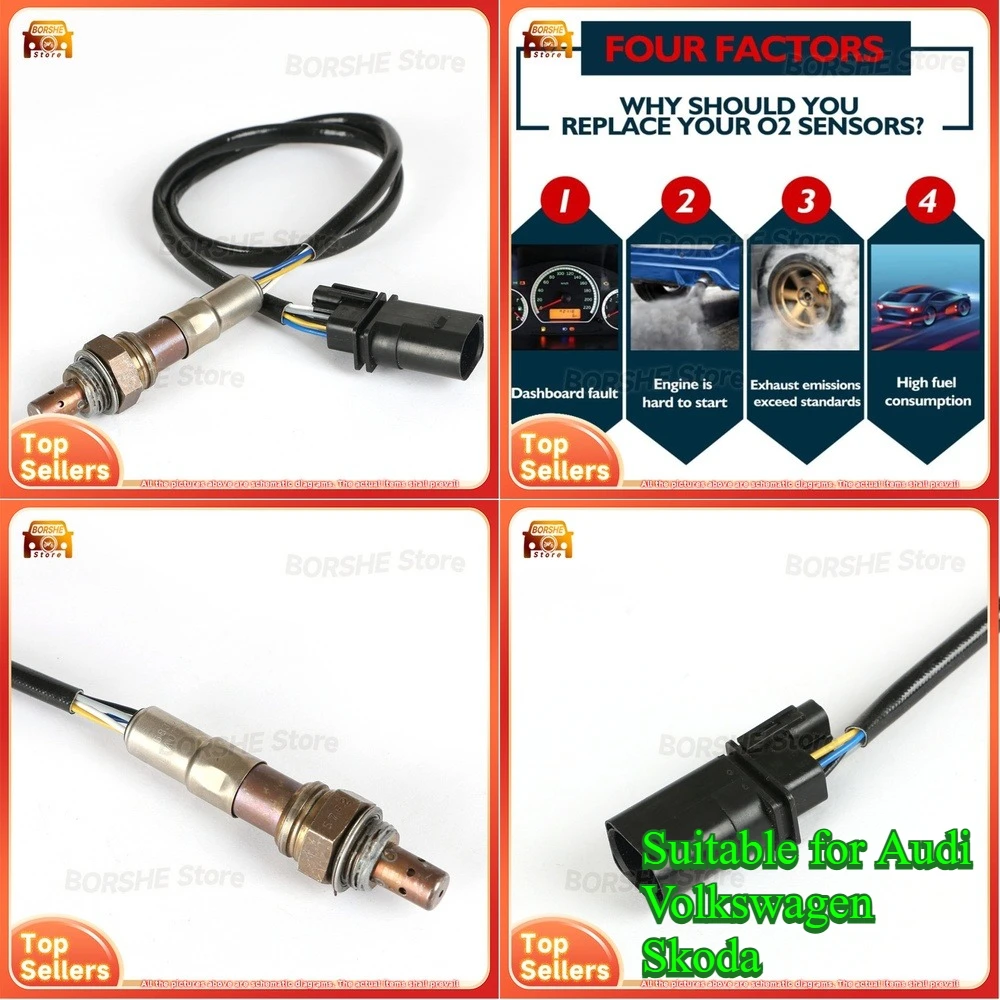 

2026 Oxygen Sensor Suitable for Audi Volkswagen Skoda 04E906262N 04E906262E 06E906265AJ