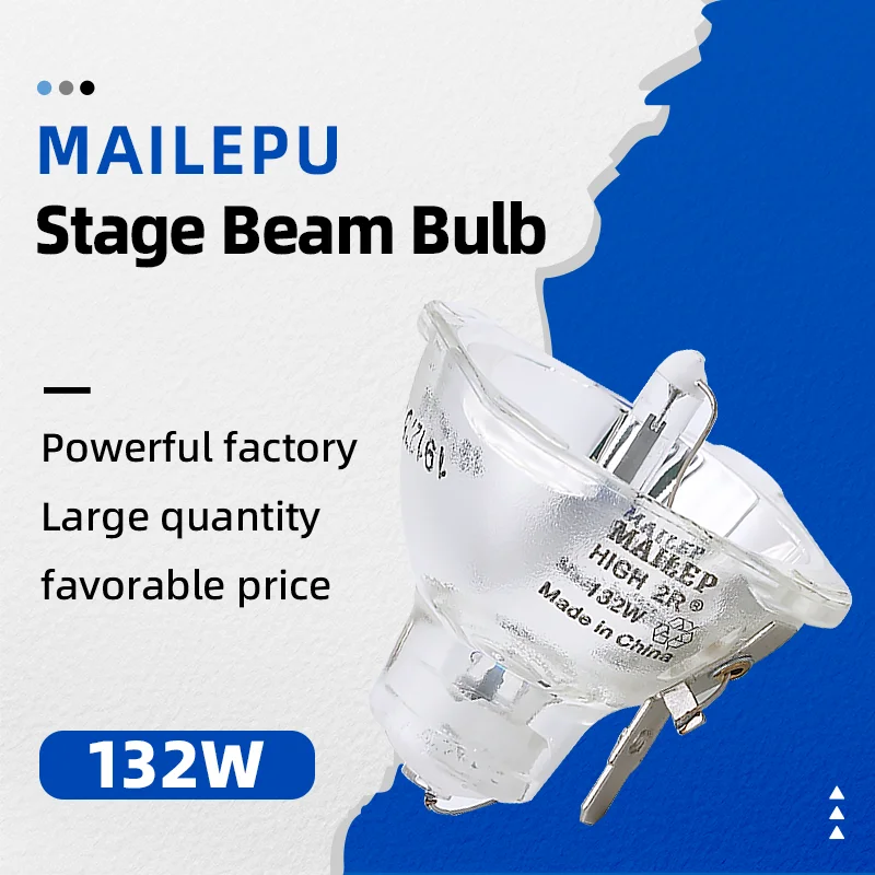 

Mailepu Original High Quality 2R 132W Bulb Mobile Head Beam Bulb MSD Sharpy 2R Bulb Platinum Light