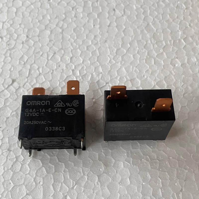 （5PCS）Brand new original relay G4A-1A-E-CN-DC12V 12VDC 4-pin 1 set normally open -plug 20A
