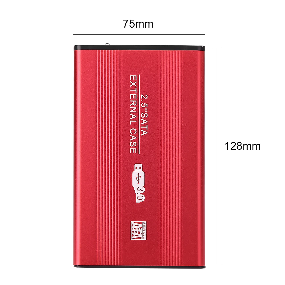 2.5 inch External HDD SSD Box USB SATA3.0 Hard Drive Disk Mobile Enclosure Case