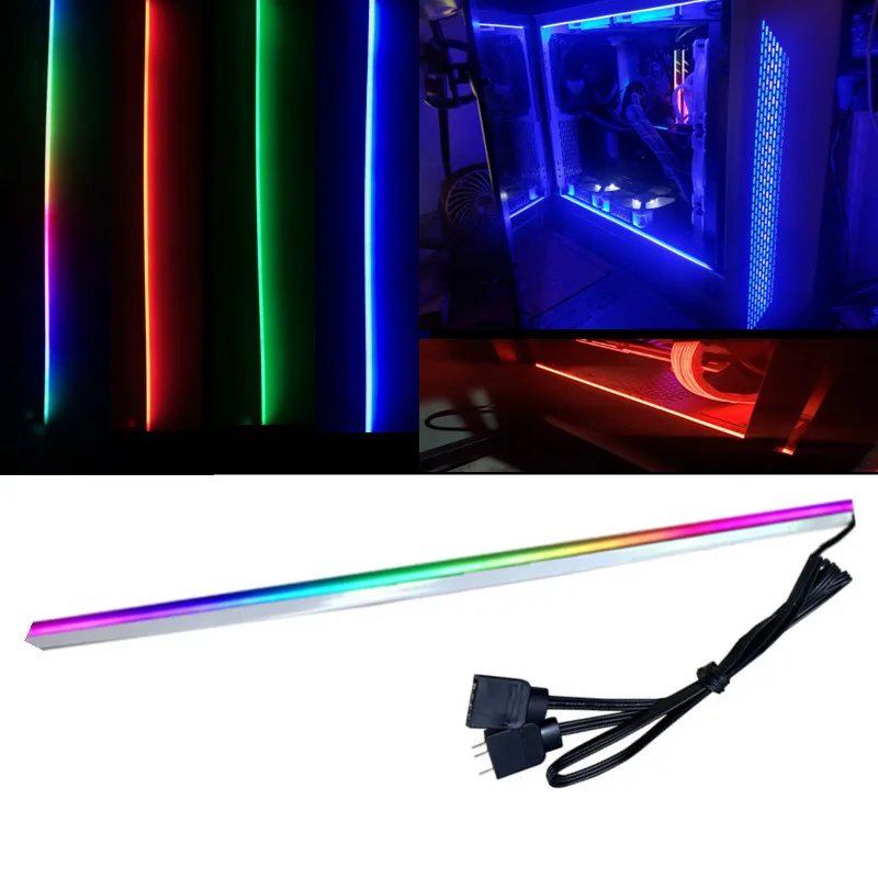 Addressable RGB PC Diffused LED Strip For Aura SYNC,Gigabyte Fusion,MSI Mystic Light Sync Corsair Node Pro,Corsair Commander PRO