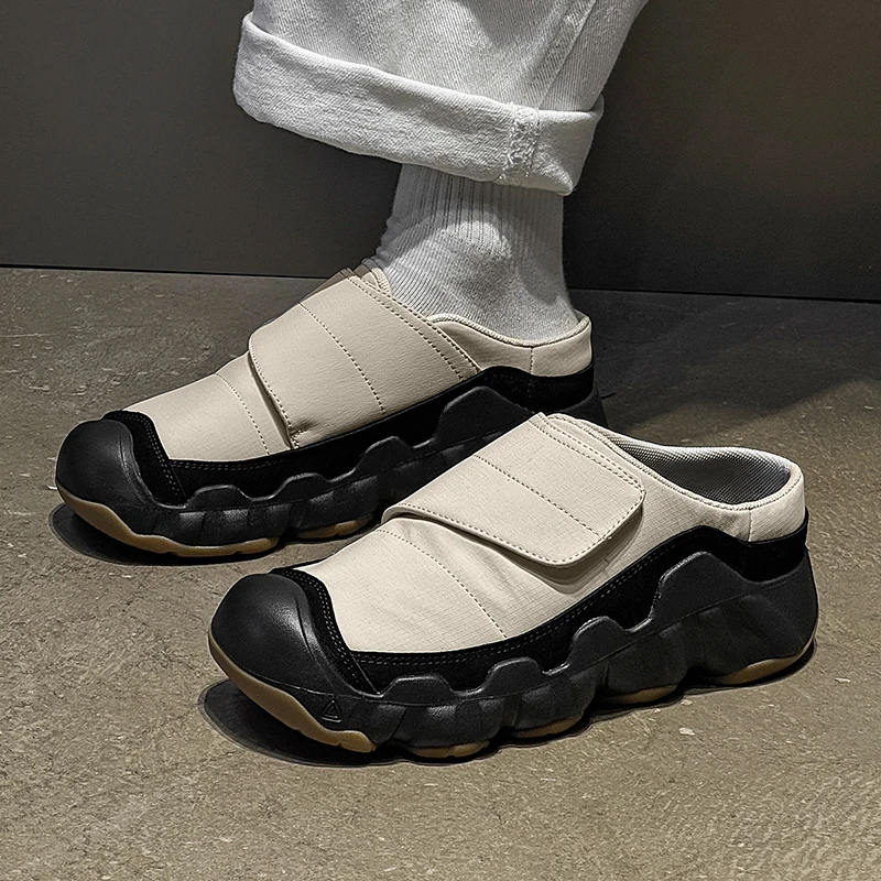 

Мужские спортивные слипоны для походов: удобные, износостойкие, нескользящие, с толстой подошвой, для активного отдыха и альпинизма