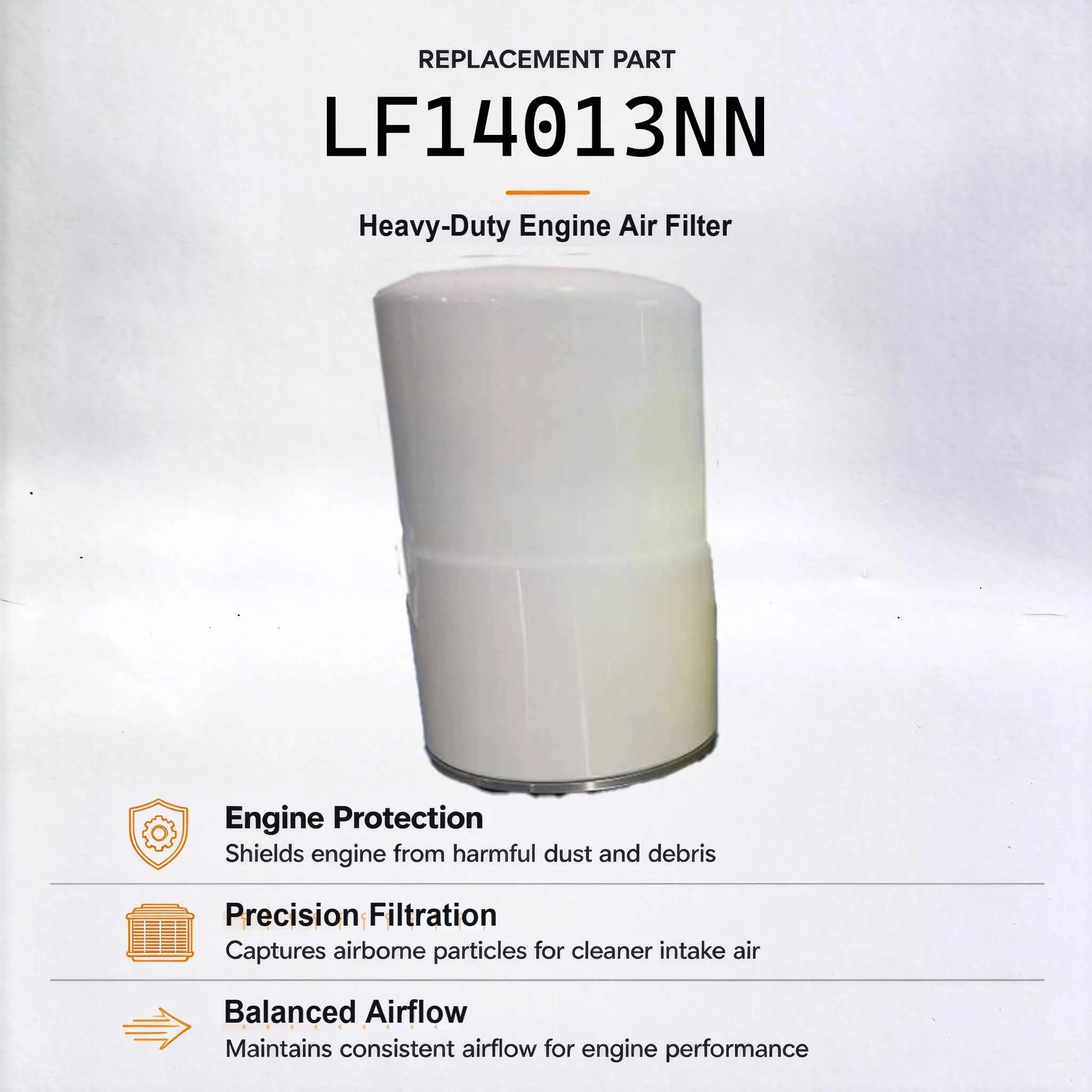 Oil Filter LF17579 Fits for Zoomlion ZE650G ZE750G Crawler Excavators