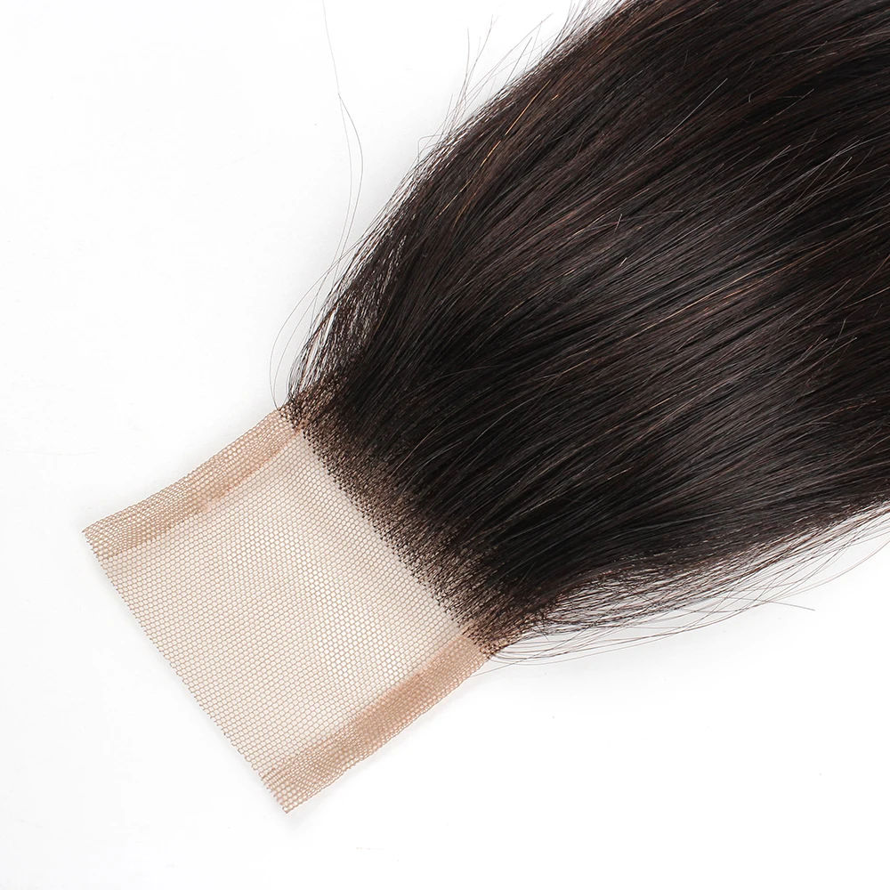 Straight Hair Closure 2x6 Lace Middle Part Swiss Lace Human Hair Closure For Women Brazilian Remy Hair Weaving Black Women