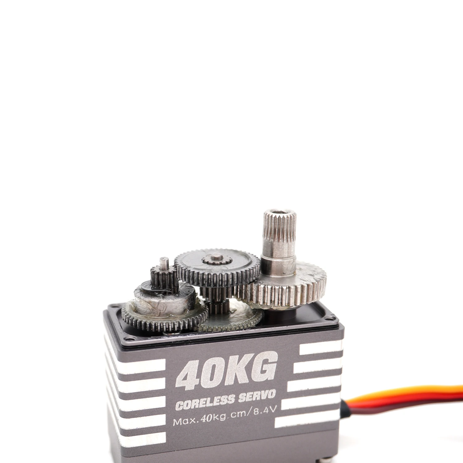 Pièces de voiture RC 1/10 1/8, grand couple SD40MG 40KG IP67, Servo étanche 180 °   Servomoteur à engrenages en acier inoxydable, boîtier entièrement en aluminium